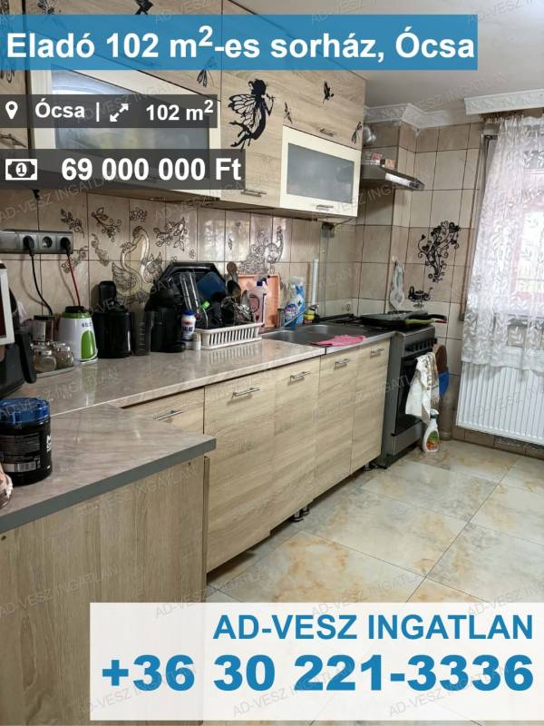 #9846 Sorházi lakás nagy telekkel eladó.