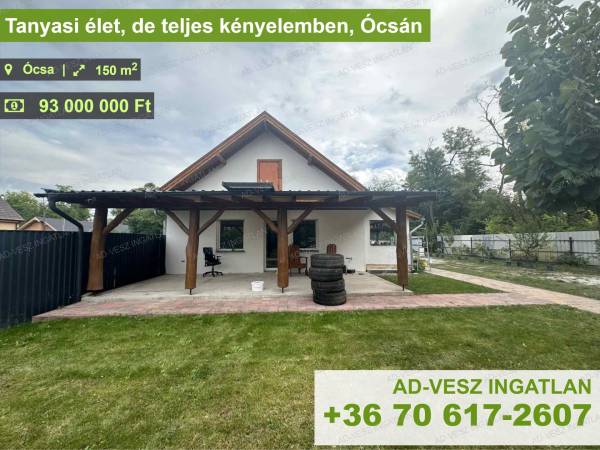 #8272 Tanyasi élet, de teljes kényelemben, Ócsán
