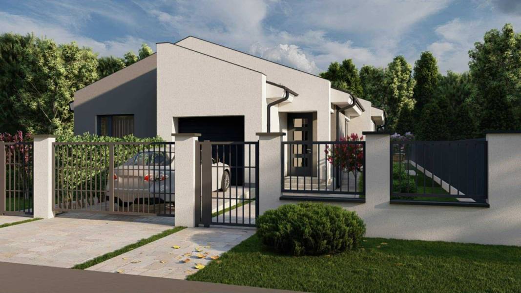 #4810 ÚJ ÉPÍTÉSŰ IKERHÁZRÉSZ NYÍREGYHÁZA BORBÁNYA VÁROSHOZ KÖZELI RÉSZÉN