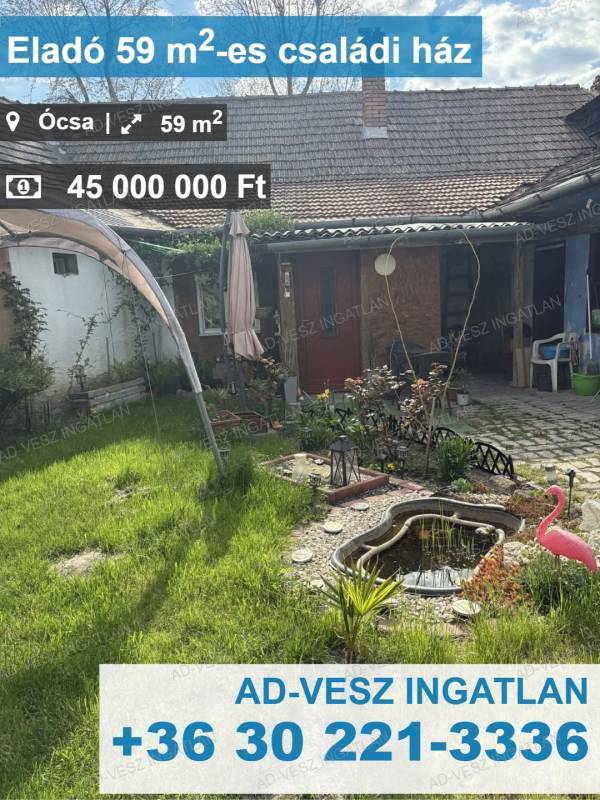 #9687 Kis ház nagy telken a városközpontban