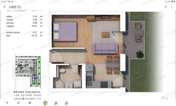 #4713 Eladó űj építésű garzon 