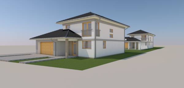 #8643 Sződligeten Új ÉPÍTÉSŰ, utcafronti, 5 szobás ikerházfél 518 m²-es saját önálló kerttel eladó! Ár: 159.832.500 Ft