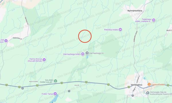 #7473 Debrecen, Hármashegy szántó eladó