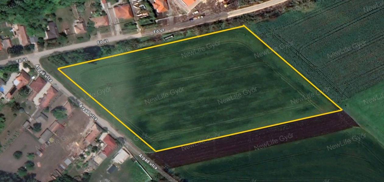 #8034 20.418 m² méretű telek eladó Lébényben – lakópark fejlesztési lehetőséggel!