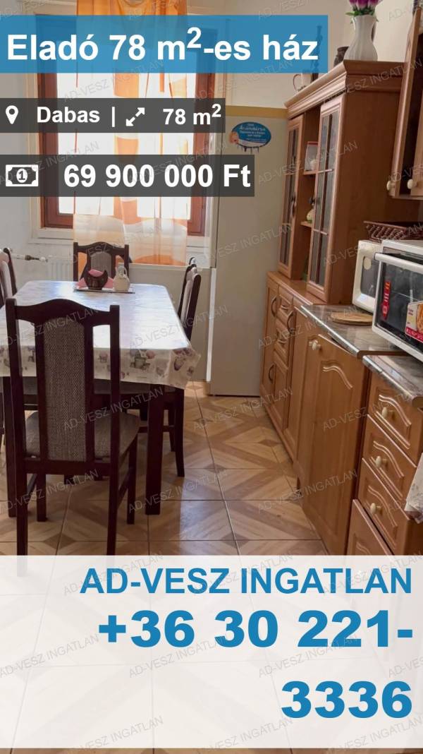 #12086 Dabas központjában önálló családi ház eladó