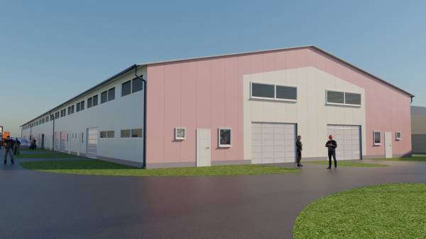 #6576 Ipari kisüzem eladó Nagytarcsa 189 m2-es sarok ipari társasházban