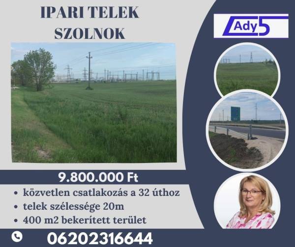#3862 32. út mellett telek eladó