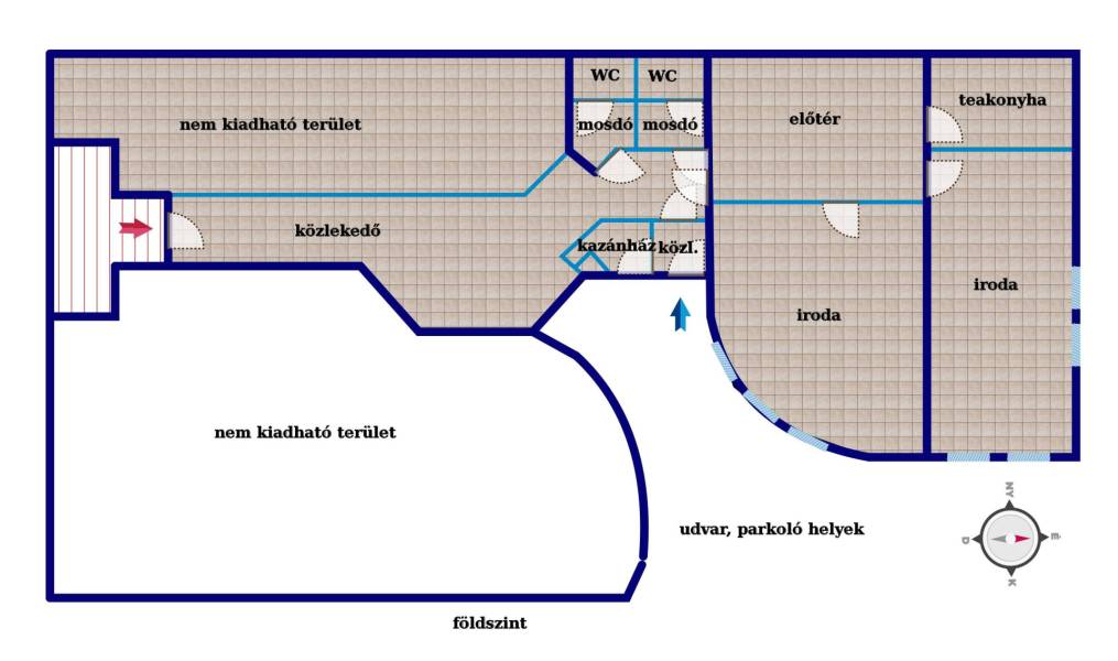 #3235 Szeged Felsővároson komplett irodaház eladó