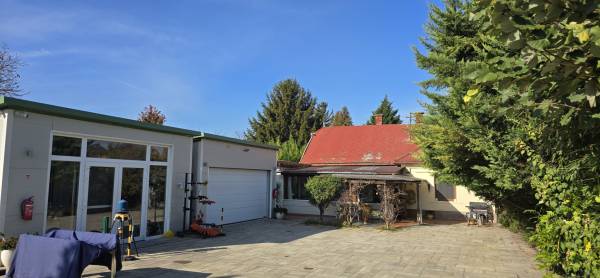 #8343 Budapest határától 7 km-re, Felsőpakonyban zöldövezeti, igényes üzleti telephely ingatlan eladó