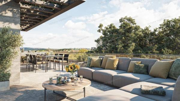 #9122 Prémium lakás nagy terasszal Hévízen – panoráma és exkluzív környezet