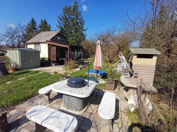 #8239 Kiskert eladó a parkerdő büféhez közel.