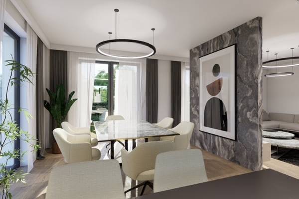 #7783 Eladó Győr Bácsán Új építésű 4 szobás dupla garázsos, kulcsrakész családi ház.