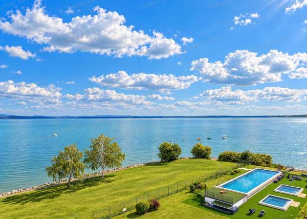 #14219 SIÓFOK ARANYPARTON, KÖZVETLEN A BALATONPARTON, ZÁRT LAKÓPARKBAN,  ELSŐ EMELETI, NAGY TERASZOS, ÖRÖK BALATONI PANORÁMÁS ÜDÜLŐ APARTMAN ELADÓ!