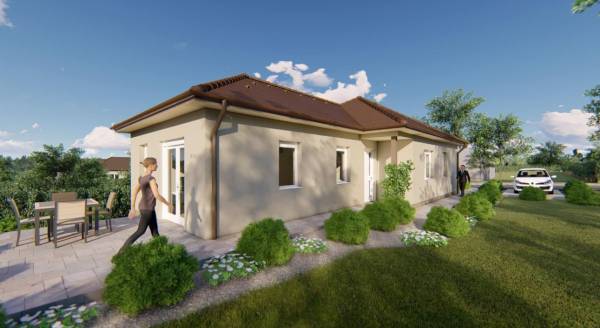 #7787 Sokorópátkán kínáljuk eladásra ezt a vadonatúj, modern kialakítású, négyszobás családi házat!