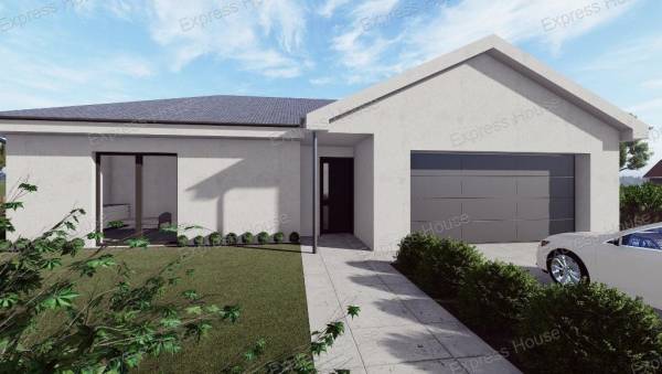 #7503 HOMES4YOU - Liapor- ,,Olivér”dupla garázzsal! Szerkezetkésztől - külső készen - emelt fűtés - kész állapotig!