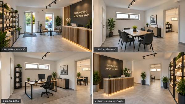 #13918 ELADÓ 75 m²-ES ÜZLETHELYISÉG SOPRON KÖZKEDVELT LAKÓPARKJÁBAN