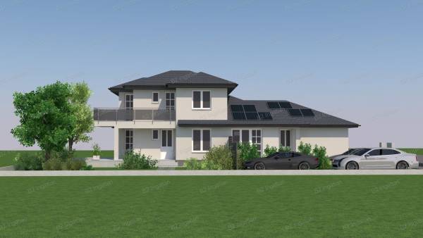 #9574 Eladó 90 nm-es, kétszintes, új építésű ikerházfél Szigethalom központjában – 2026. tavaszi átadással