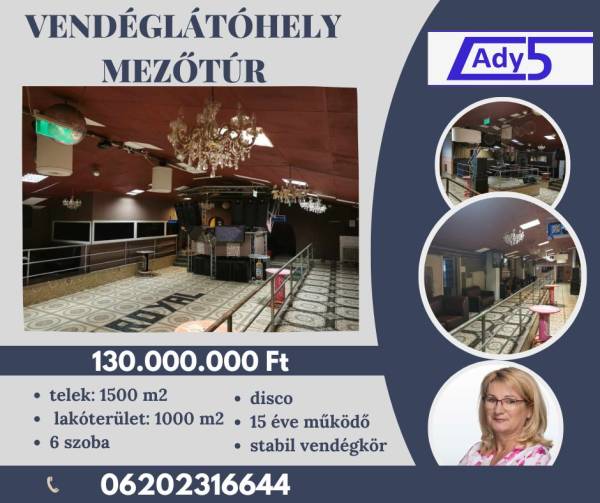 #3842 Bejáratott jól működő szórakozóhely eladó+ 6 szobás családi ház
